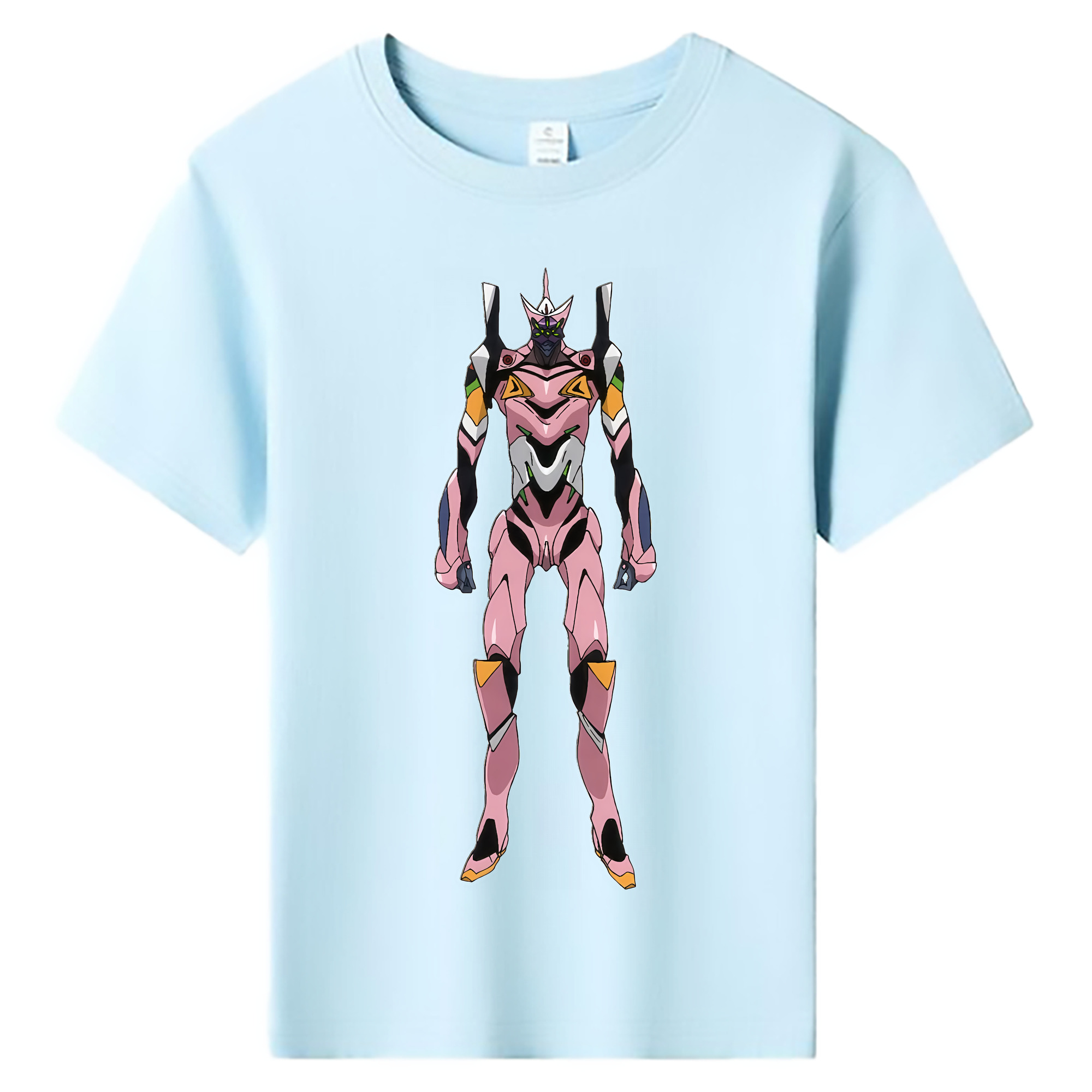 （画像用） EVA 新世紀エヴァンゲリオン 綿100％キッズTシャツ（フロントプリント）